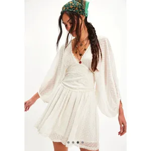 Free People Sweet Dreams Mini Dress Tofu size M thumbnail 2
