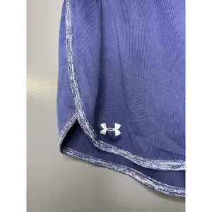 Under Armour Running Shorts Womens Large Blue HeatGear Elastic Waist Gym thumbnail 2