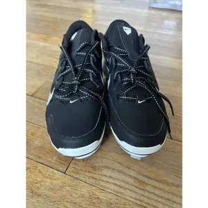 Nike Hyperdiamond 2 Pro Women Black White Metal Softball Cleats 856492-011 thumbnail 3
