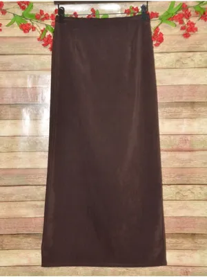 Simply Irresistible Skirt Size 8 Brown Maxi Long Minimalist Made USA Y2K thumbnail 2