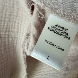 Young Fabulous & Broke Orchid Gauze Short Sleeve Cropped Pink Lavender Blouse L thumbnail 7