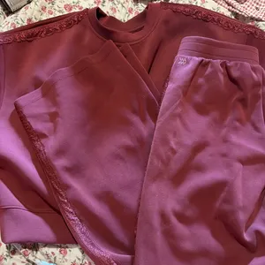 All in Motion matching lace sweat set thumbnail 1