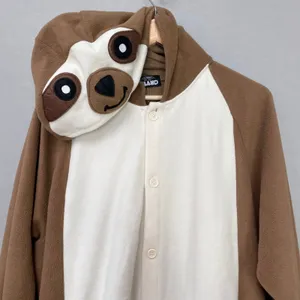 Sazac Island Sloth Kigurumi Animal Jumpsuit Halloween Costume Pajamas Unisex thumbnail 6