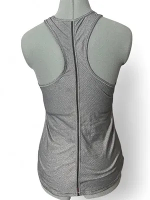 Lululemon Swiftly Tech Gray Striped Racerback Tank Top Women's Size S/M Athletic thumbnail 4