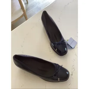 Aerosoles Tema ballet wedge pumps navy Blue, Size 10, NWT no box thumbnail 4