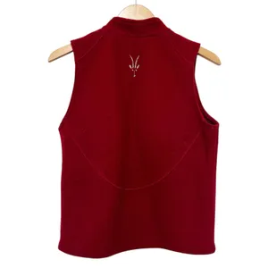 IBEX Red Merino Wool Vest Sz XS thumbnail 5