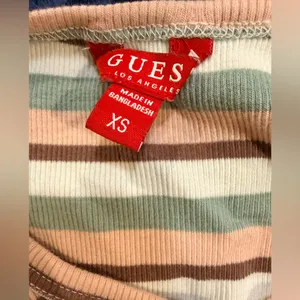 Guess Multicolor Striped Short Sleeve Tee thumbnail 2