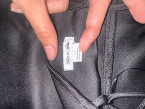 Urban Outfitters Black Mini Satin Dress thumbnail 3