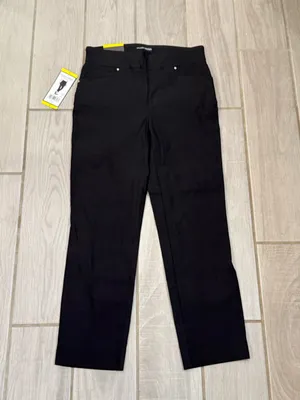 Hilary Radley Black Ankle-Length Tummy Control Pants thumbnail 3