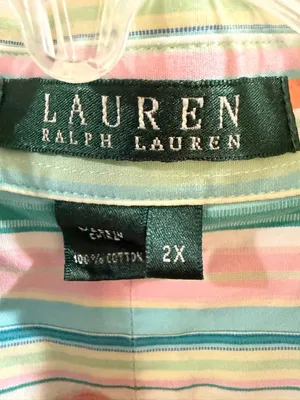 Lauren Ralph Lauren Multicolor Striped Button-Up Blouse thumbnail 4