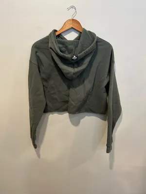 M22 cropped hoodie Green thumbnail 5
