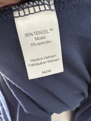 Eberjey Gisele Long Sleeve Navy Pajama Top thumbnail 7
