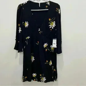 Free People Time On‎ My Side Crepe Mini Dress size s thumbnail 2