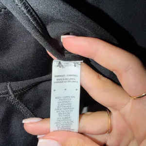 Nike Black Racerback Sports Bra with White Swoosh thumbnail 3