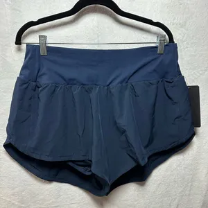 Gym Rainbow Navy Blue Athletic Running Shorts Women’s XL NWT thumbnail 2