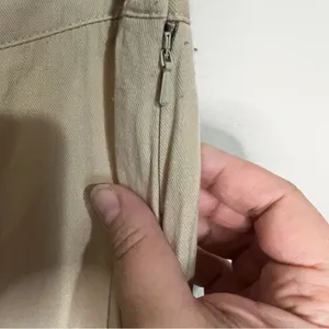 We The Free Cream High‎ Rise Flowy Side Zipper Button Beach Pants thumbnail 5