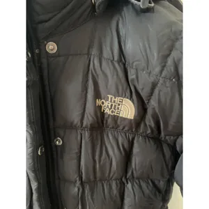 The North Face 600 Down Puffer Jacket Black Removable Hood Women Medium RN 61661 thumbnail 2