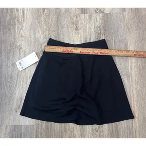 Yogalicious Nudetech Rib & Tonic Skort Black XS Tennis Skirt UPF 50+ SKY4348 NEW thumbnail 9