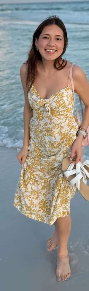 Monteau Los Angeles Floral Midi Dress Size S thumbnail 1