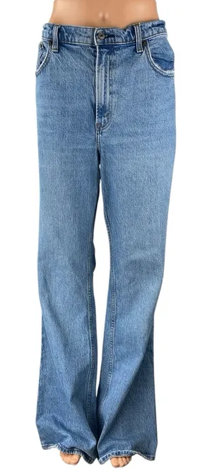Abercrombie & Fitch The Vintage Flare Blue High Rise Bootcut Denim Jeans Size 32 thumbnail 1