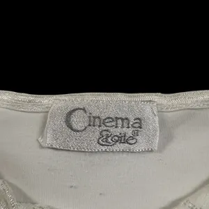 VTG Cinema Etoile L White Lace Yoke Square Neck Camisole‎ Tank Top Bridal Summer thumbnail 7