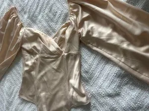 SALTY silk bodysuit thumbnail 2
