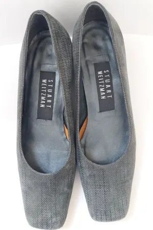 Stuart Weitzman Leather Green Loafer Size 5 1/2 thumbnail 1