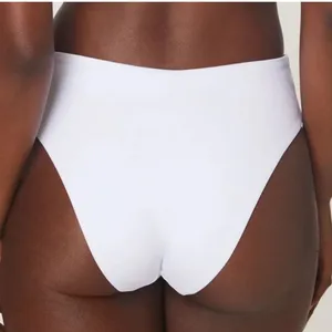 Andie bikini Set‎ Santorini Top 90s High Waisted Bottom White size L NWT/NWOT thumbnail 14