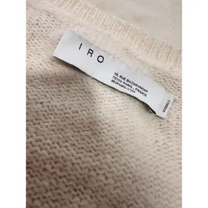 IRO Side Lace-Up V-Neck Alpaca Blend Sweater Sz:XS Cream White MYLO thumbnail 6
