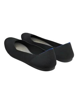 Rothy’s ⍟ The Flat Ballerina Ballet Slipper ⍟ Black Solid ⍟ 11.5M ⍟ Sustain Knit thumbnail 6