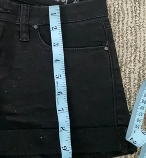 Blank NYC Black Denim Shorts thumbnail 5