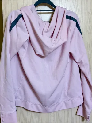 Dunlop women's pink activewear jacket size large with hood thumbnail 4
