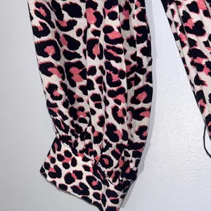Zadig & Voltaire Rivali Print Leo White and Purple Leopard Mini‎ Dress Size Med thumbnail 5