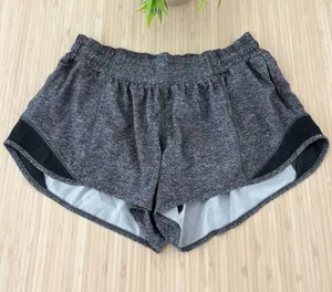Lululemon Hotty Hot Women’s Athletic Activewear Grey Shorts size 8 thumbnail 1