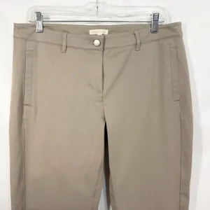 Eileen Fisher‎ Medium Pants Ankle Cropped Organic Cotton Blend Stretch 1621 thumbnail 3