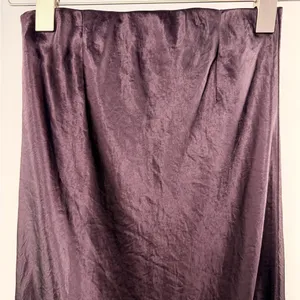 NWT Babaton Slip‎ Satin Maxi Skirt in Noble Purple Size 00 thumbnail 6