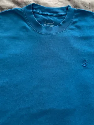 Standard Cloth Royal Blue 100% cotton embroidered logo Crewneck t-shirt, size M thumbnail 8