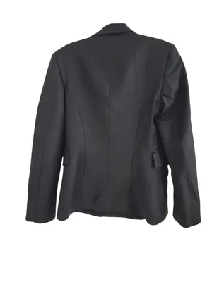 Zara Black Wool Blend Double Breasted Tailored Blazer Women's Medium thumbnail 2