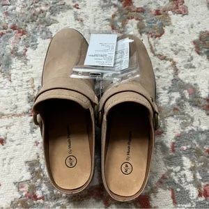 Hush Puppies NWT Silvia Mule Brand New Sample Shoe Size 7 Neutral Tan Beige Clog thumbnail 8