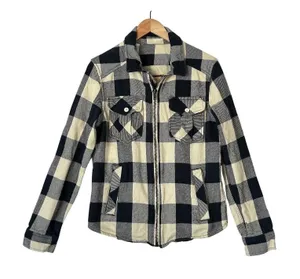 Arizona Jean Co Women‎ Jacket Sz S Buffalo Plaid Flannel Shacket Gorp Outdoors thumbnail 1