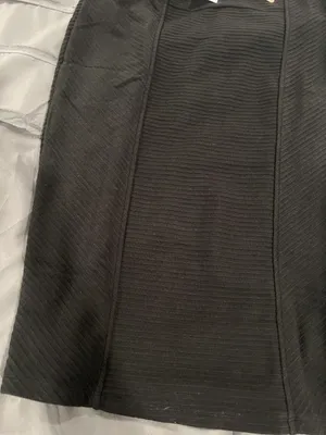 Band of Gypsies Elegant Black Pencil Skirt Size L By Band of Free thumbnail 2