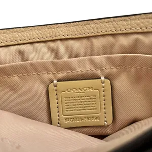 Coach Liv Turnlock Crossbody Pouch Bag In Nude Beige Pebbled Leather #F52896 thumbnail 4