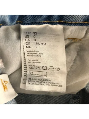 H&M Womens Jeans High Rise Pleated Wide Leg Medium Wash Size 0 thumbnail 4