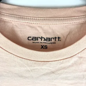 Carhartt Womens Pink Cotton Short Sleeve Crewneck Chasy Casual T-Shirt Size XS thumbnail 3
