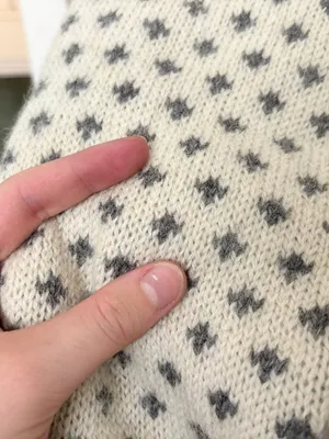 Vintage J Crew 90s Birdseye Wool Cardigan thumbnail 4