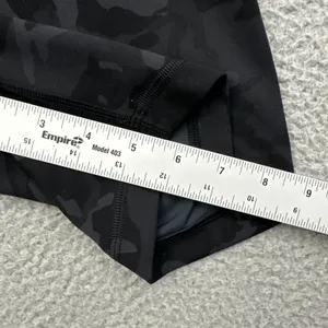 Lululemon Wunder Train Shorts High Rise 6" Black Camo Biker Athletic Women's 6 thumbnail 7