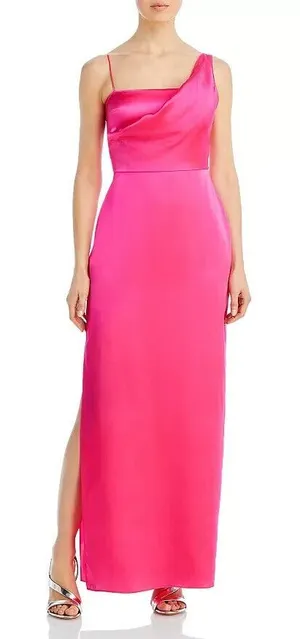 Amanda Uprichard Tesoro Silk Draped Gown Size Medium‎ thumbnail 1