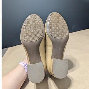 Vionic Carmel Tan Leather Block Heels Slip On Womens 7 Round Toe Officewear Corp thumbnail 5