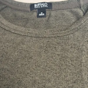 Buffalo David Bitton‎ Womens Raglan Pullover Top Olive Green Marl Size M 0258 thumbnail 3
