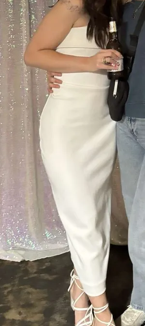 ZARA Dress White thumbnail 1